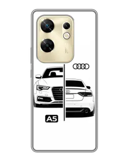 Чохол для Infinix Zero 30 з картинкою «Audi — контрастний дизайн» Чохол для Infinix Zero 30 з картинкою «Audi — контрастний дизайн»