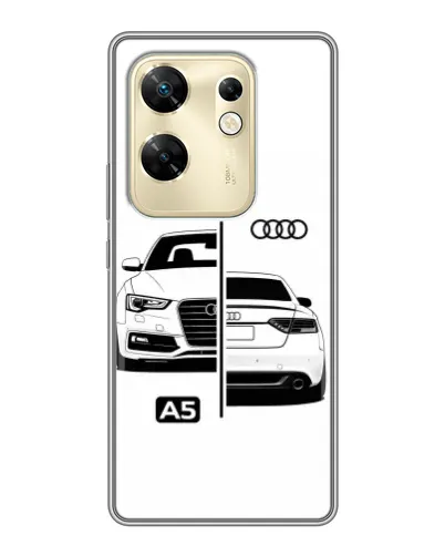 Чехол для Infinix Zero 30 с картинкой «Audi — контрастный дизайн» Чехол для Infinix Zero 30 с картинкой «Audi — контрастный дизайн»