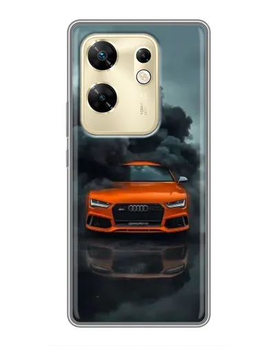 Чехол для Infinix Zero 30 с картинкой «Audi в облаках дыма» Чехол для Infinix Zero 30 с картинкой «Audi в облаках дыма»