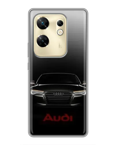 Чехол для Infinix Zero 30 с картинкой «Audi — градиентный контур» Чехол для Infinix Zero 30 с картинкой «Audi — градиентный контур»