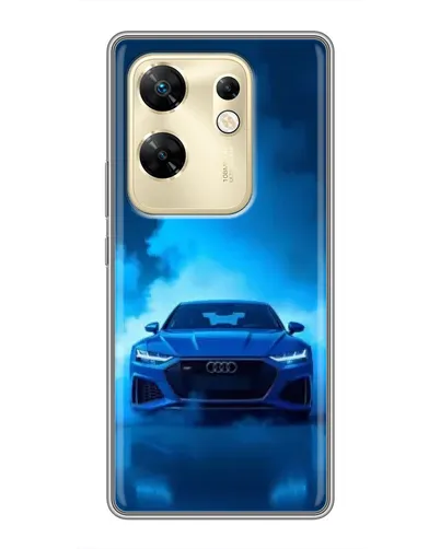 Чехол для Infinix Zero 30 с картинкой «Audi — голубая энергия» Чехол для Infinix Zero 30 с картинкой «Audi — голубая энергия»