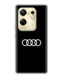 Чохол для Infinix Zero 30 з картинкою «Audi White Logo» Чохол для Infinix Zero 30 з картинкою «Audi White Logo»