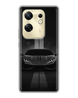 Чохол для Infinix Zero 30 з картинкою «Lamborghini симетрія доріг»
