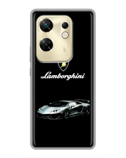 Чохол для Infinix Zero 30 з картинкою «Логотип Lamborghini класика»