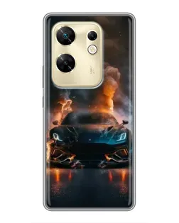Чохол для Infinix Zero 30 з картинкою «Lamborghini димна естетика»