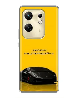 Чохол для Infinix Zero 30 з картинкою «Lamborghini Huracan чорний»