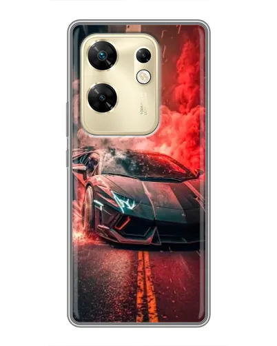 Чохол для Infinix Zero 30 з картинкою «Lamborghini червоний дим» Чохол для Infinix Zero 30 з картинкою «Lamborghini червоний дим»