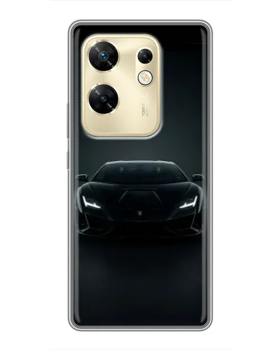 Чохол для Infinix Zero 30 з картинкою «Чорний Lamborghini Aventador» Чохол для Infinix Zero 30 з картинкою «Чорний Lamborghini Aventador»