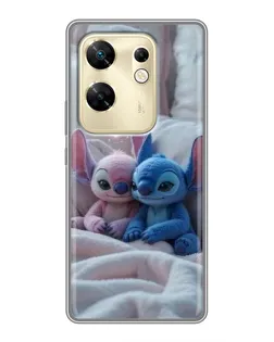 Чохол для Infinix Zero 30 з картинкою «Плюшеві Стіч Ангел»
