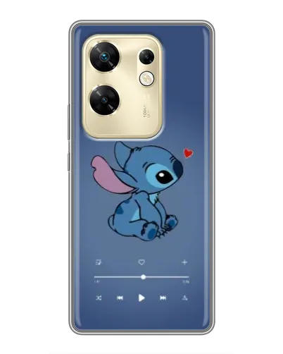 Чехол для Infinix Zero 30 с картинкой «Музыкальный Stitch»