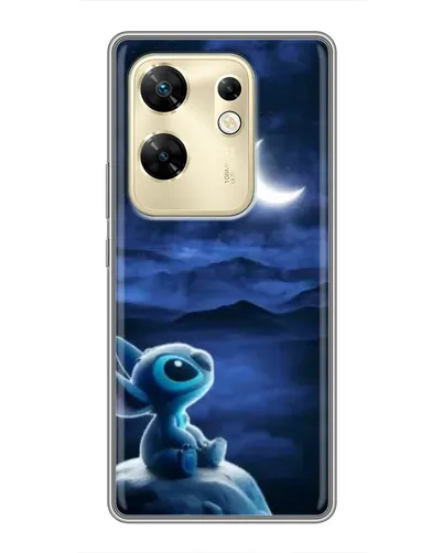 Чехол для Infinix Zero 30 с картинкой «Лунная ночь Стича»