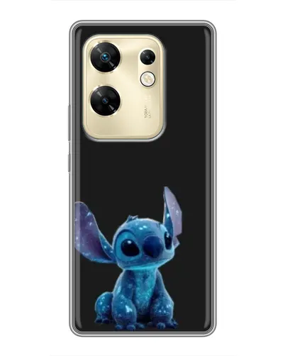 Чехол для Infinix Zero 30 с картинкой «Стич на черном»