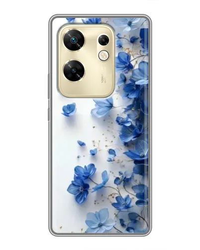Чохол для Infinix Zero 30 з картинкою «Блакитний квітковий каскад» Чохол для Infinix Zero 30 з картинкою «Блакитний квітковий каскад»
