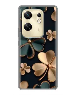 Чохол для Infinix Zero 30 з картинкою «Конюшина в золоті» Чохол для Infinix Zero 30 з картинкою «Конюшина в золоті»