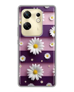 Чохол для Infinix Zero 30 з картинкою «Ромашки на фіолетовому» Чохол для Infinix Zero 30 з картинкою «Ромашки на фіолетовому»