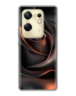 Чохол для Infinix Zero 30 з картинкою «Шовкова чорна троянда» Чохол для Infinix Zero 30 з картинкою «Шовкова чорна троянда»