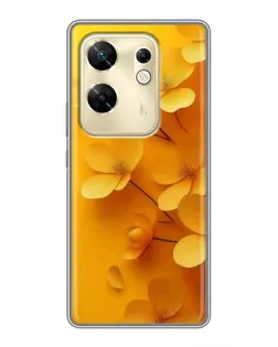 Чохол для Infinix Zero 30 з картинкою «Золоті пелюстки» Чохол для Infinix Zero 30 з картинкою «Золоті пелюстки»
