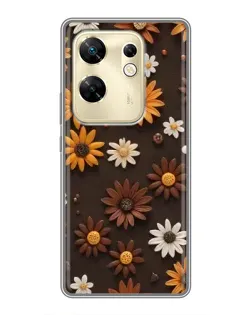 Чохол для Infinix Zero 30 з картинкою «Візерунок з маленьких соняшників» Чохол для Infinix Zero 30 з картинкою «Візерунок з маленьких соняшників»