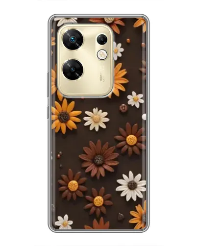 Чохол для Infinix Zero 30 з картинкою «Візерунок з маленьких соняшників» Чохол для Infinix Zero 30 з картинкою «Візерунок з маленьких соняшників»
