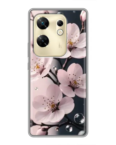 Чехол для Infinix Zero 30 с картинкой «Нежная сакура и капли» Чехол для Infinix Zero 30 с картинкой «Нежная сакура и капли»