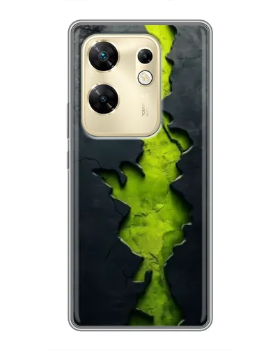 Чохол для Infinix Zero 30 з картинкою «Салатовий розлом скелі» Чохол для Infinix Zero 30 з картинкою «Салатовий розлом скелі»