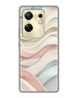 Чохол для Infinix Zero 30 з картинкою «Пастельні ніжні хвилі»
