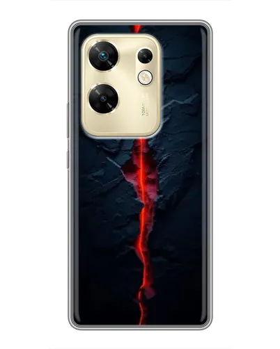Чохол для Infinix Zero 30 з картинкою «Червона лавова тріщина» Чохол для Infinix Zero 30 з картинкою «Червона лавова тріщина»