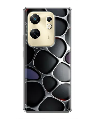 Чохол для Infinix Zero 30 з картинкою «Об'ємна темна решітка» Чохол для Infinix Zero 30 з картинкою «Об'ємна темна решітка»