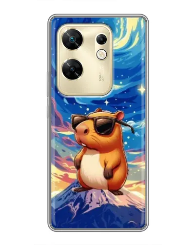Чехол для Infinix Zero 30 с картинкой «Капибара Ван Гога»