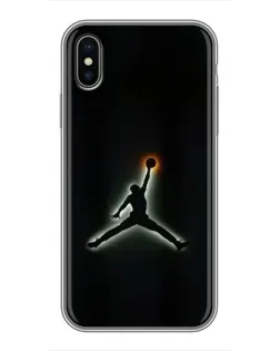 Чехол для iPhone X с картинкой «Jordan Gradient Logo» Чехол для iPhone X с картинкой «Jordan Gradient Logo»