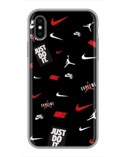 Чехол для iPhone X с картинкой «Nike Mix Pattern» Чехол для iPhone X с картинкой «Nike Mix Pattern»