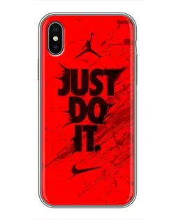 Чехол для iPhone X с картинкой «Nike Just Do It»