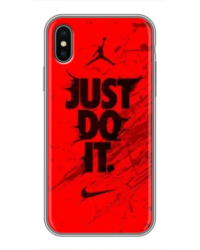 Чехол для iPhone X с картинкой «Nike Just Do It» Чехол для iPhone X с картинкой «Nike Just Do It»