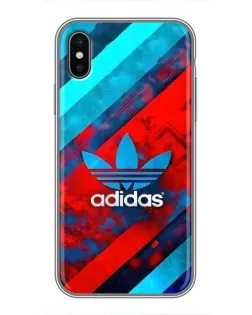 Чехол для iPhone X с картинкой «Абстракция Adidas» Чехол для iPhone X с картинкой «Абстракция Adidas»