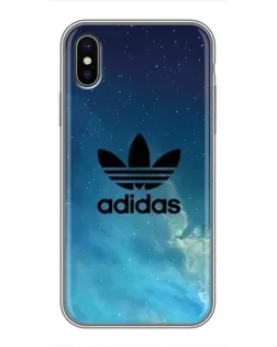 Чехол для iPhone X с картинкой «Adidas Stone Logo»