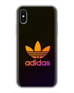 Чехол для iPhone X с картинкой «Градиент Adidas»
