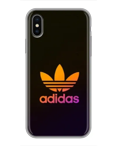 Чехол для iPhone X с картинкой «Градиент Adidas» Чехол для iPhone X с картинкой «Градиент Adidas»