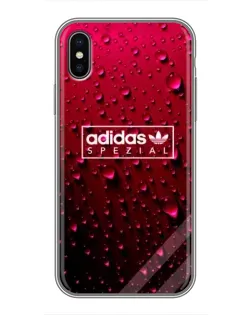 Чехол для iPhone X с картинкой «Adidas Gold Marble»