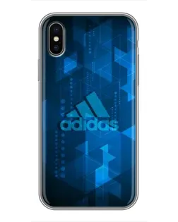 Чехол для iPhone X с картинкой «Adidas Sport Art»