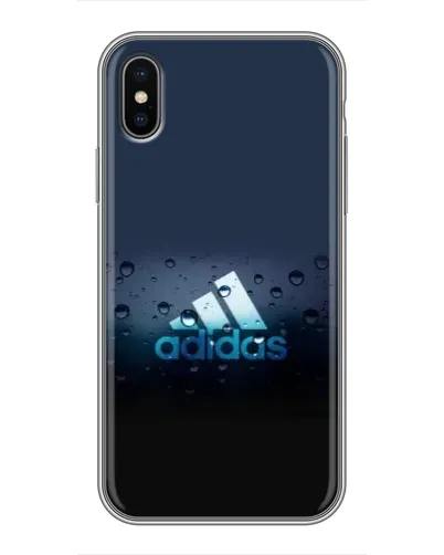 Чехол для iPhone X с картинкой «Adidas Water Drops» Чехол для iPhone X с картинкой «Adidas Water Drops»