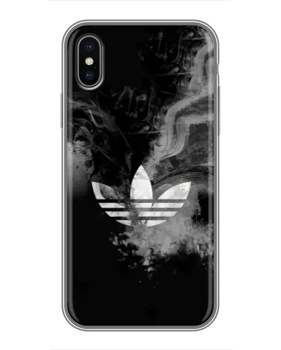 Чехол для iPhone X с картинкой «Абстрактный дым Adidas» Чехол для iPhone X с картинкой «Абстрактный дым Adidas»