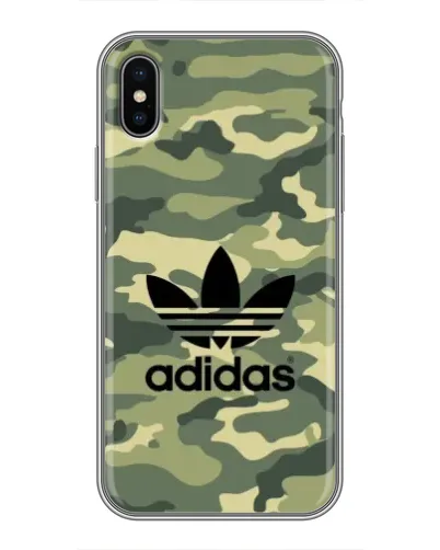 Чехол для iPhone X с картинкой «Милитари стиль Adidas» Чехол для iPhone X с картинкой «Милитари стиль Adidas»