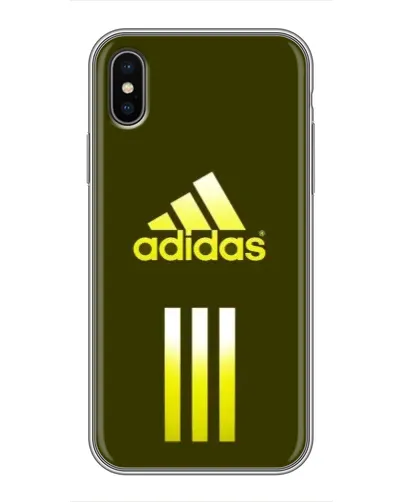 Чехол для iPhone X с картинкой «Оливковый градиент Adidas» Чехол для iPhone X с картинкой «Оливковый градиент Adidas»