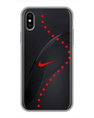 Чехол для iPhone X с картинкой «Абстрактный дизайн Nike» Чехол для iPhone X с картинкой «Абстрактный дизайн Nike»