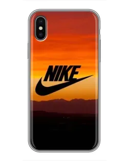 Чехол для iPhone X с картинкой «Nike — вечерний горизонт»