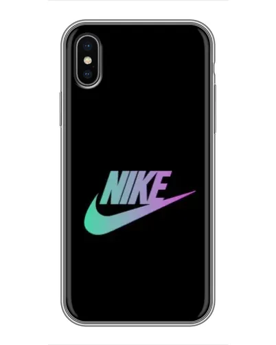 Чехол для iPhone X с картинкой «Nike — городская ночь» Чехол для iPhone X с картинкой «Nike — городская ночь»