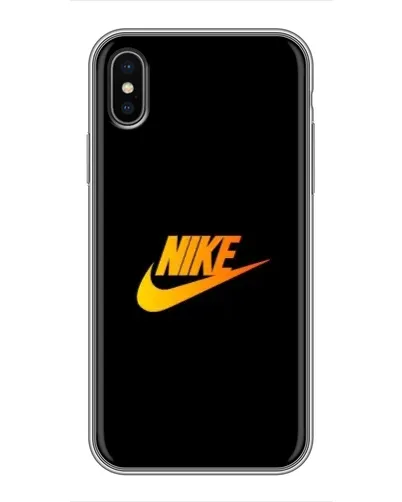 Чехол для iPhone X с картинкой «Золотой логотип Nike» Чехол для iPhone X с картинкой «Золотой логотип Nike»
