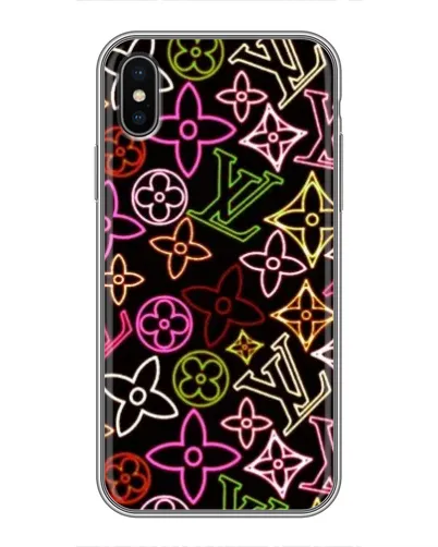 Чехол для iPhone X с картинкой «Неоновый микс Nike» Чехол для iPhone X с картинкой «Неоновый микс Nike»