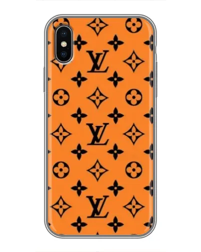 Чехол для iPhone X с картинкой «Оранжевый стиль LV» Чехол для iPhone X с картинкой «Оранжевый стиль LV»