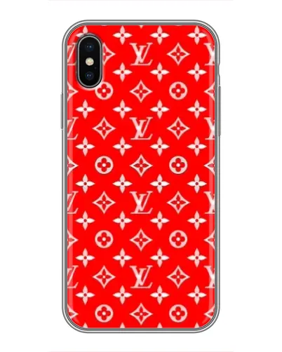 Чехол для iPhone X с картинкой «Яркий паттерн LV» Чехол для iPhone X с картинкой «Яркий паттерн LV»